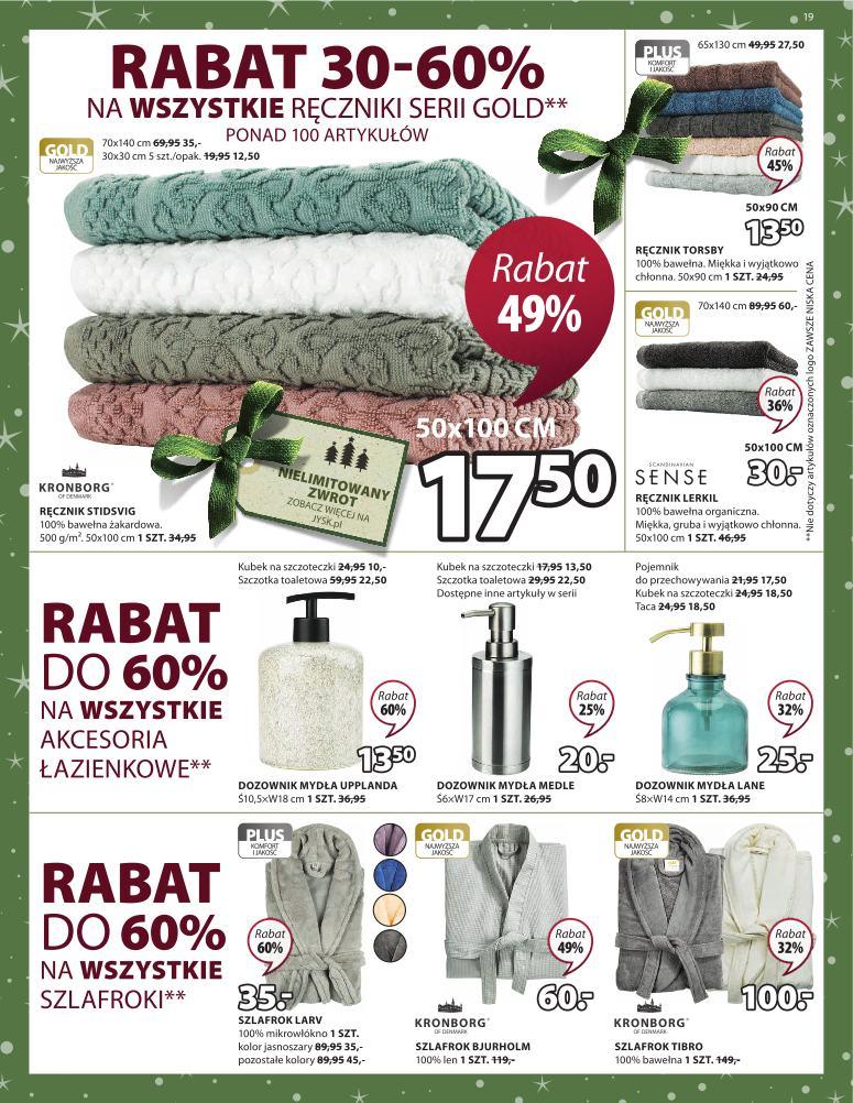 Gazetka promocyjna Jysk str. 19