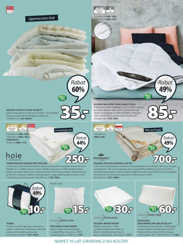 Gazetka promocyjna Jysk str. 21