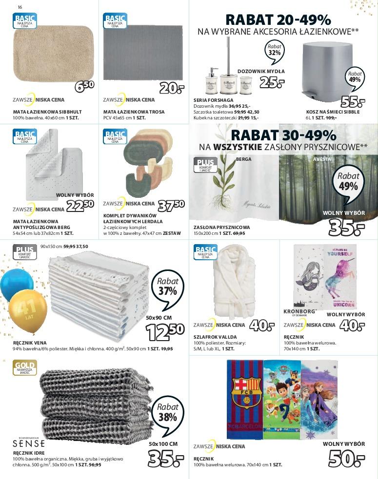 Gazetka promocyjna Jysk str. 16